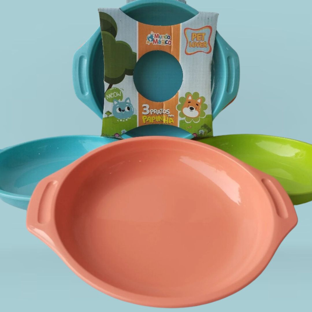 Kit de platos para bebé de 3 piezas con ventosa