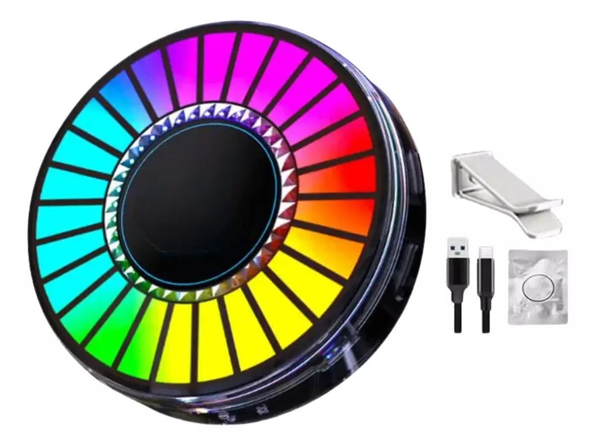 Luz rítmica LED RGB para interior de auto