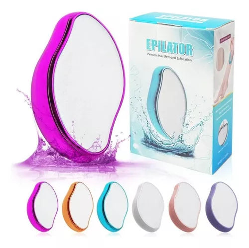 Depiladora facial de cristal reutilizable