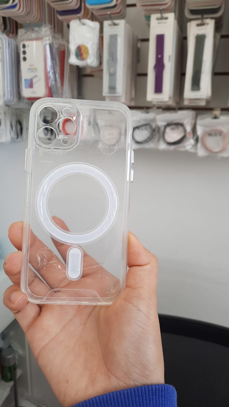 Funda transparente con MagSafe para iPhone 11 Pro