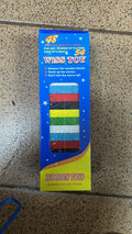 Juego de torre tembleque de madera colorida con dado