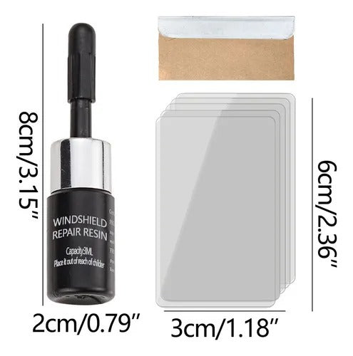 Kit Reparador de Rajaduras de Parabrisas